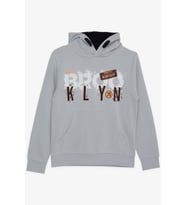 Breeze Erkek Çocuk Yazı Baskılı Sweatshirt 9-16 Yaş, Buz Mavisi