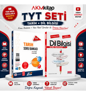 Hız ve Renk TYT Tarih ve AKM Dil Bilgisi Soru Bankası Seti 2 Kitap