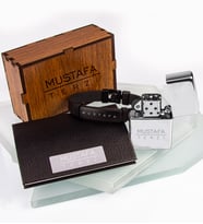 Kişiye Özel Zippo Model Çakmak Kartvizitlik Ve Deri Erkek Bileklik 107014