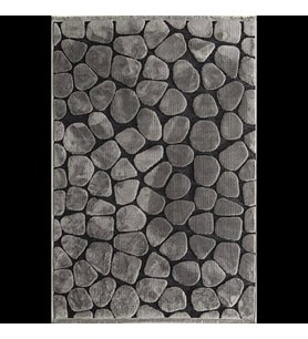 Hoom Rugs Indus 8001 Gri İskandinav Halı (Krem)