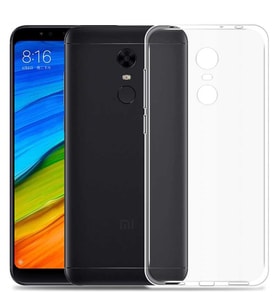 Xiaomi Redmi 5 Plus Kılıf Şeffaf Silikon Hibrit Case (Renksiz)