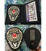 YAKIN KORUMA-GÜVENLİK ROZETLİ CÜZDAN+KEMER ROZETİ SATINAL-SADECE YAKIN KORUMA KIMLIK KARTLI-YAKIN KORUMA GOREVLISI SATIN ALABILIR-SIVILE SATILMAZ