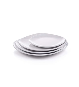 Gmb Nazen K-54 Termoset Kırılmaz-29 cm Square servis tabağı 25 Adet