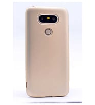 LG G5 Uyumlu Kılıf Zore Premier Silikon Kapak (Gold)
