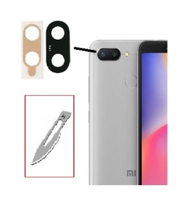 Tkgz Xiaomi Redmi 6 Arka Kamera CAM Lensi + Bistüri Ucu