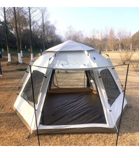 Tam Otomatik Altıgen 8 - 10 Kişilik 280 x 280 x 160 Cm 210D OxFord Kumaş Çadır