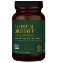 Global Healing Center - Lithium Orotate 10mg  (60 Capsules) Abd Menşei (Renksiz)