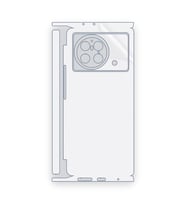SChitec VIVO X Fold Uyumlu Fullbody Arka Kaplama Hidrojel Koruyucu Film