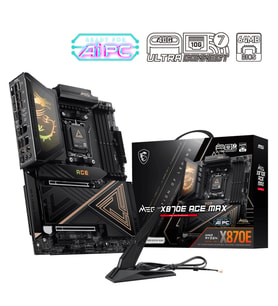 MSI MB MEG X870E ACE MAX AM5 DDR5 8400MHZ(OC)USB 40Gbps 5x M.2 HDMI 2x Type-C DP 10G LAN 5G LAN WIFI 7 RGB ATX