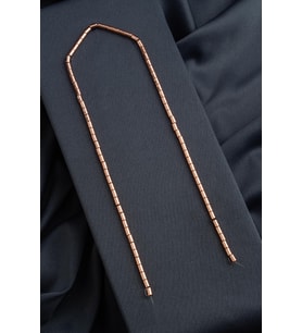 Hematit Doğal Taş Parlak Roz Silindir Kesim 3x5mm Dizi [AA]