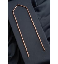 Hematit Doğal Taş Parlak Roz Silindir Kesim 3x5mm Dizi [AA]