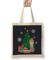 Miss Piggy Around The Christmas Tree Muppets Bez Çanta Uzun Saplı