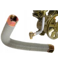 Kompresör Hava Çıkış Borusu Soğutucu Korumalı  25-50Lt -3/8 -10mm