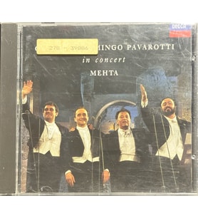 (Plak Değildir CD dir) CD Carreras Domingo Pavarotti In Concert Mehta CD (Karışık)