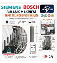 75 Adet Bulaşık Makinesi Sepet Ucu ( GRİ )