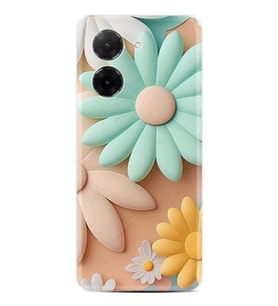 Xiaomi Redmi A5 4G Kılıf Boutique Baskılı Resimli Rengarenk Çiçek Pcode -059
