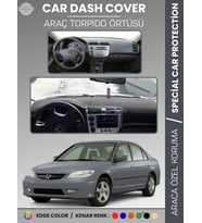 HONDA CIVIC VTEC2 (2003-2005) Torpido Örtüsü Torpido Koruma Tam Uyum Çatlamayı Önler Kolay Montaj