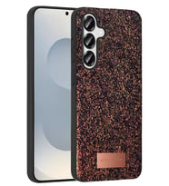 Galaxy S25 Bright Simli Kapak - Derin Mor
