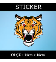 saldırgan ifadeli leopar hayvan etiket sticker -2 adet çıkartma araba motosiklet kask atv tablet pc buzdolabı otomobil bilgisayar uyumlu