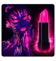 UV Neon Pembe Ruj – Karanlıkta Parlayan Makyaj Boyası