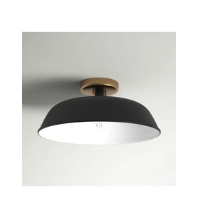 Evelina Tekli Plafonyer Retro Avize RA-AVZ- 9683-35-20 (Siyah)