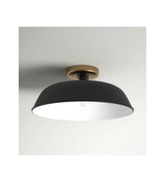 Evelina Tekli Plafonyer Retro Avize RA-AVZ- 9683-35-20 (Siyah)