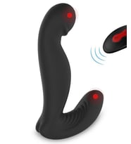 Jiggle-Rct Prostat ve G-Bölgesi Uyarıcı Kafası Dönebilen Kumandalı Lüks Vibratör