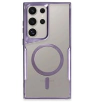 Galaxy S23 Ultra Kılıf Boyi Magsafe Silikon Kapak - Derin Mor