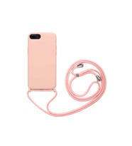 Apple iPhone 8 Uyumlu Kılıf Zore Ropi Kapak (Açık Pembe)