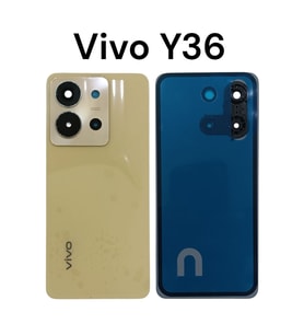 Vivo Y36 Arka Kapak Y36 Pil Batarya Kapağı (Gold)