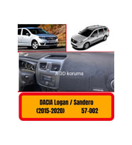 Dacia Logan/sandero 2015-2020 Ön Torpido Koruma Koruyucu Kilifi Halisi Örtüsü Aksesuarları Yedek