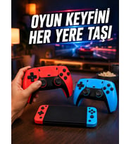 Mini Oyun Konsolu Çift Kablosuz Kontrolcü Hdmı Bağlantılı Oyun Cihazı