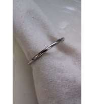 6 Adet Gümüş Metal Peçete Halkası