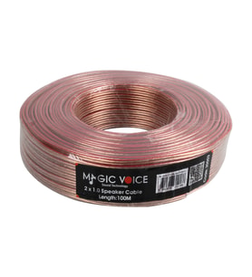 MAGICVOICE 2X1.0 ŞEFFAF 100 METRE HOPARLÖR KABLOSU