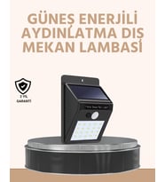 Enerji Tasarruflu Ve Otomatik Sensörlü Led Güneş Işığı - Dış Mekan Uyumlu