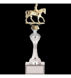 ODAK KUPA - Figürlü Kupalar - At / Binici Figürlü Kupalar FG-030 B - 34 cm