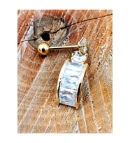 Çelik Zirkon Taşlı Piercing