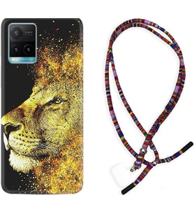 Vivo Y11S Y21S Y20 Y20S Y70 Kılıf Boyun Asklı Rasta Silikon Leon 1323
