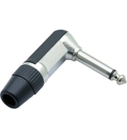 Ayt Gitar Jack 6.3 Mm Mono L Tip Plastik Gövde Metal Uç Gitar Ses Kablosu Soketi
