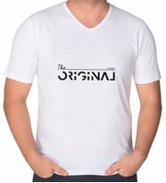 BK Gift Kişiye Özel İsimli V Yaka Tişört-11 (Beyaz)