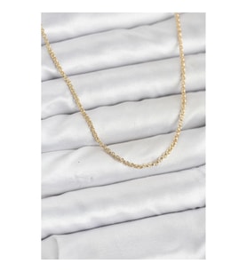 Mey İthalat® CM 14K Gold Renk Halka Model 60 cm Kadın Kolye