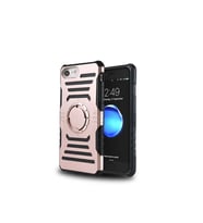 Apple iPhone 5 Uyumlu Kılıf Zore 2 in 1 Kol Bandı (Rose Gold Altın)