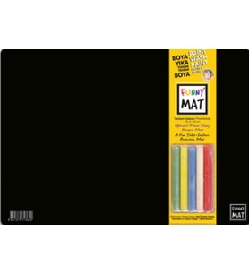 Funny Mat Black (Tebeşirli) Serbest Çalışma 25X35Cm