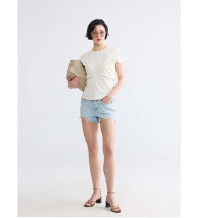 LCW Jeans İndigo Yırtık Detaylı Kadın Jean Şort