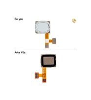 Samsung Galaxy A21 Parmak İzi Filmi ile Uyumlu Beyaz Parmak izi film kablosu parmak izi sensörü filmi home tuşu film kablosu touch id film kablosu parmak izi soketi