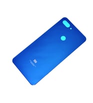 Mi 8 Lite Arka Kapak Batarya Pil Kapağı (Cam) Mavi
