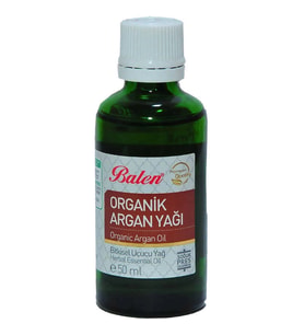 Argan Yağı Organik Soğuk Pres 50 ML Cam Şişe
