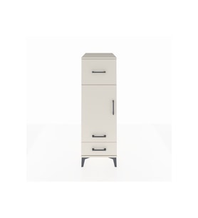 Kronos Dolap 2 Raflı 3 Çekmeceli Tek Kapaklı 44x59x134 Aytaşı-Aytaşı