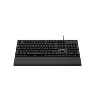 Nova MK104 Rainbow Bilek Destekli Türkçe FullAnti-Ghosting Mekanik Oyuncu Klavyesi Siyah Blue Switch