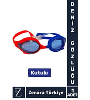 Premium Ayarlanabilir Kayış Su Geçirmez UV Koruma Silikon Plastik Anti-Fog Kutu Çocuk DENİZ GÖZLÜĞÜ